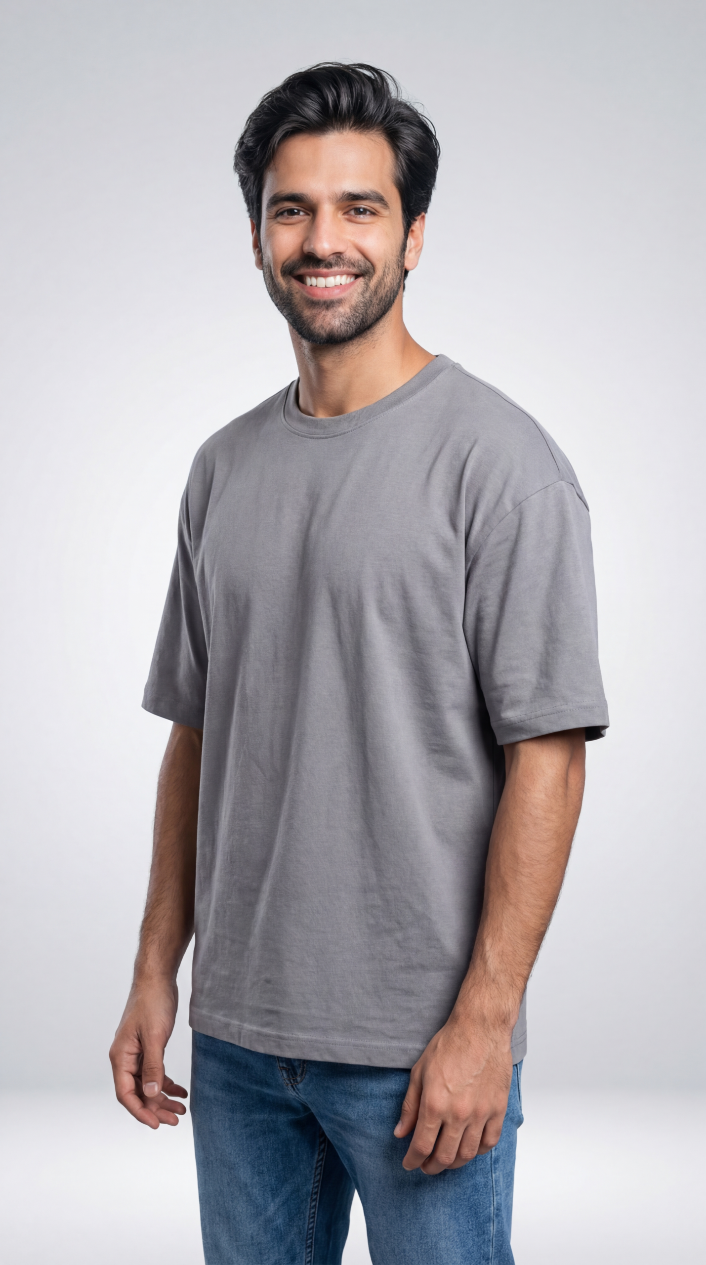 Men’s Grey Oversized T-shirt