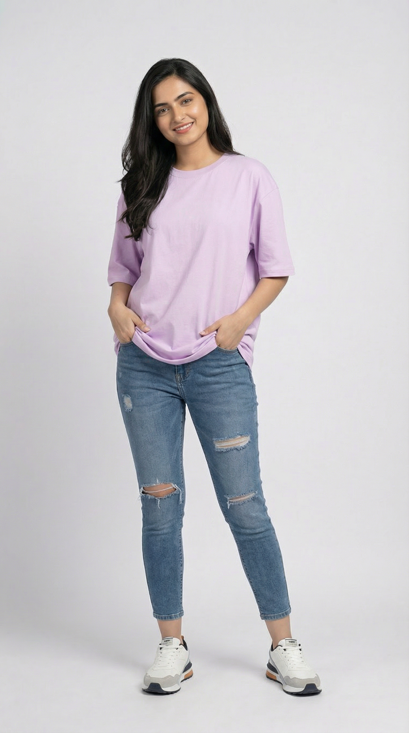 Women’s Lavender Oversized T-shirt