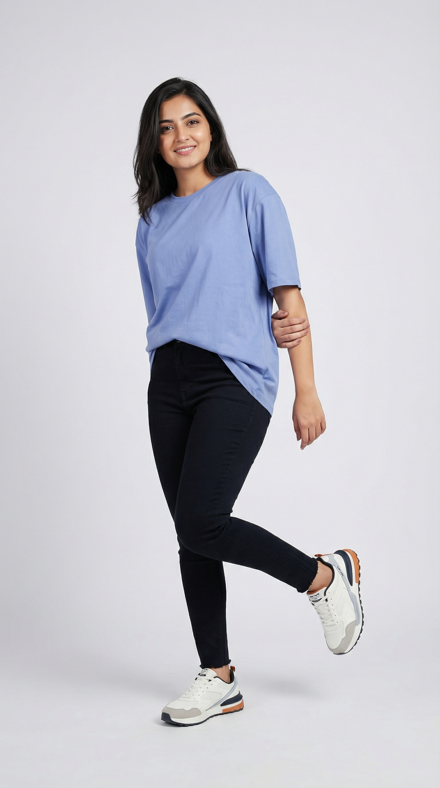 Women’s Lilac Oversized T-shirt - Image 2