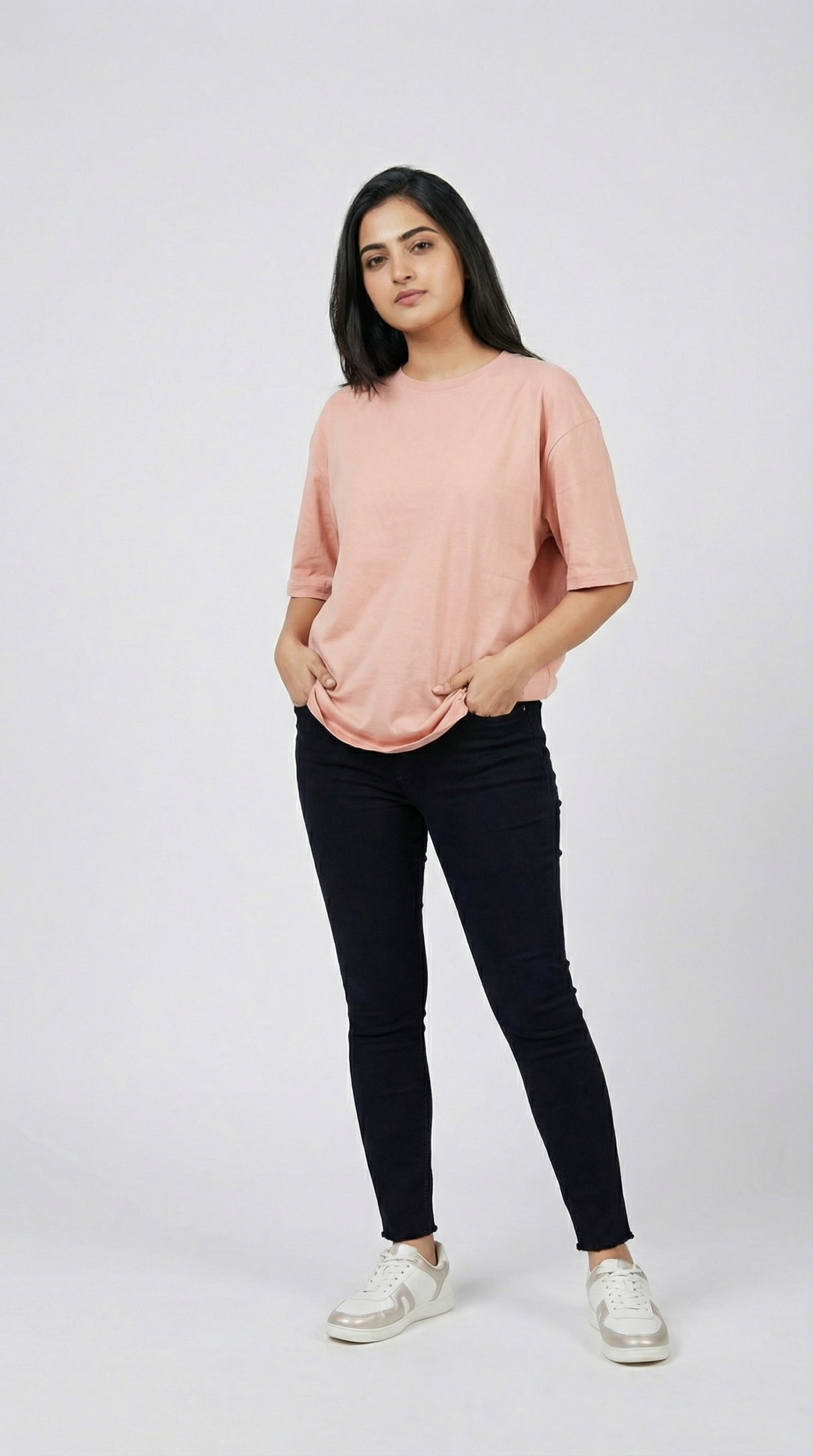 Women’s Lite Pink Oversized T-shirt