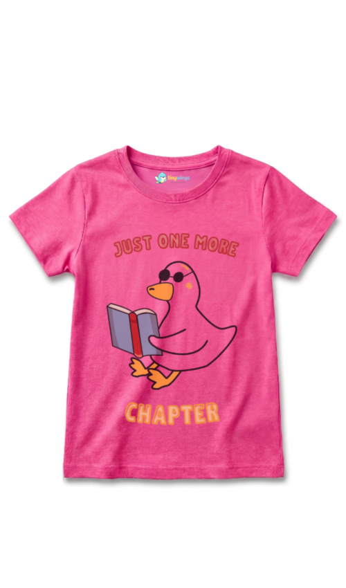 Girl Kid’s Printed T-Shirts Hot Pink